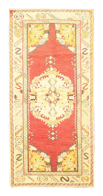 3x6 Red Vintage Turkish Area Rug