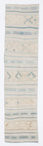 3x11 Colorful Vintage Turkish Runner Rug