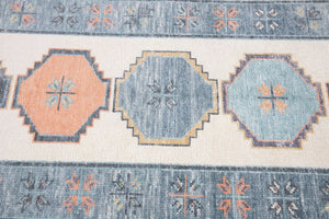 3x15 Modern Oushak Area Runner Rug-turkish_rugs-oriental_rugs-kilim_rugs-oushak_rugs