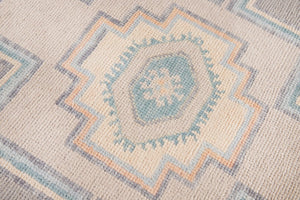 3x22 Modern Oushak Area Runner Rug-turkish_rugs-oriental_rugs-kilim_rugs-oushak_rugs