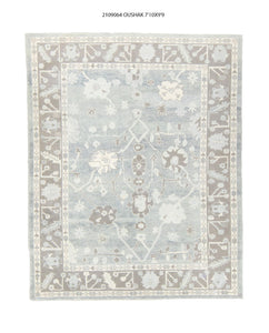 8x10 Modern Oushak Area Rug