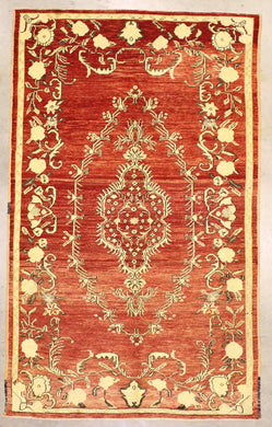 5x9 Red Old & Vintage Turkish Area Rug