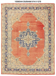 8x12 Old & Vintage Turkish Area Rug