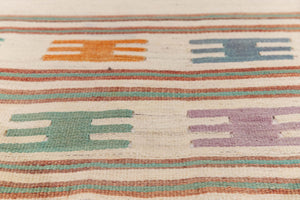 3x5 Colorful Vintage Turkish Area Rug