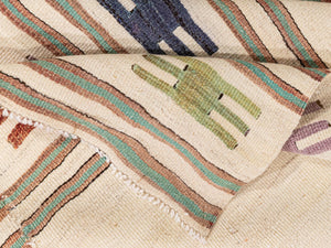 3x5 Colorful Vintage Turkish Area Rug