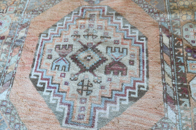 3x5 Brown Old & Vintage Turkish Area Rug