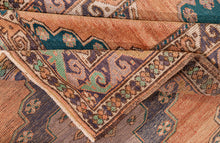 5x13 Red Vintage Turkish Runner Rug