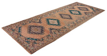 5x13 Red Vintage Turkish Runner Rug