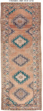 5x13 Red Vintage Turkish Runner Rug