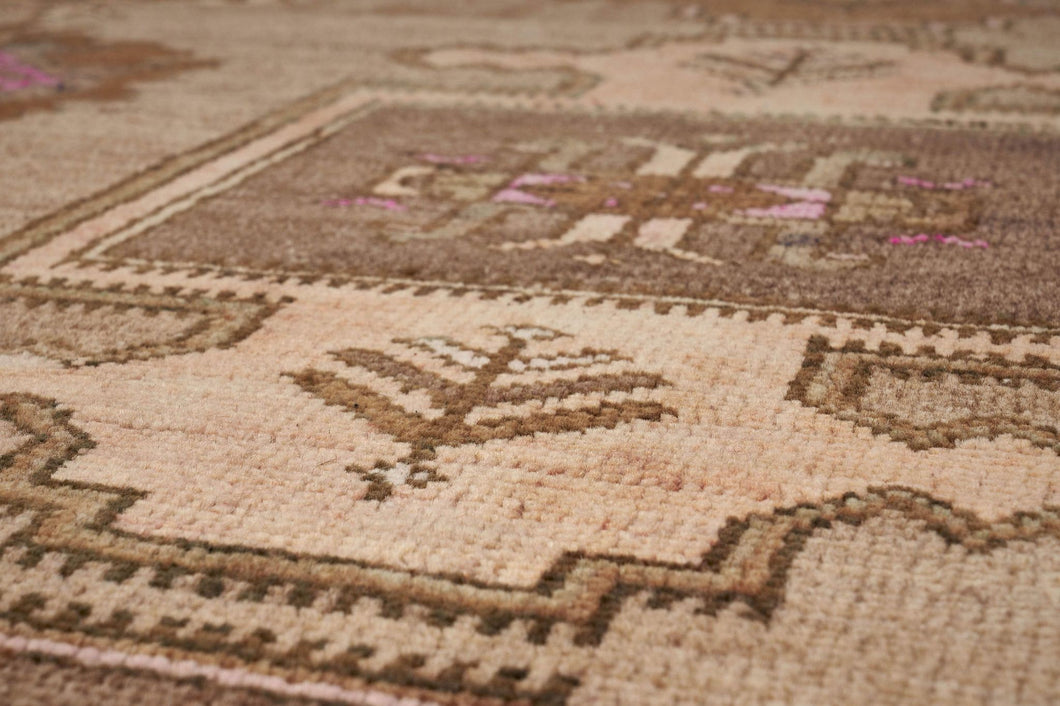7x15 Colorful Vintage Turkish Runner Rug
