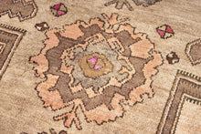 7x15 Colorful Vintage Turkish Runner Rug