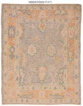 6x7 Soft Modern Oushak Area Rug