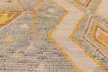 5x8 Green Modern Oushak Area Rug