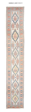 3x17 Old & Vintage Turkish Area Runner Rug