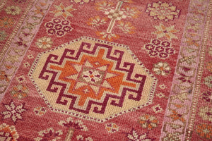 3x13 Colorful Vintage Turkish Runner Rug