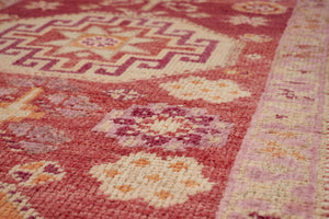 3x13 Colorful Vintage Turkish Runner Rug