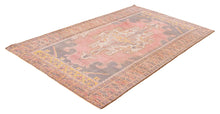 4x7 Colorful Old & Vintage Turkish Area Rug