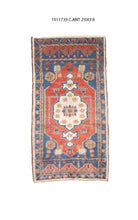 2x4 Old & Vintage Turkish Area Rug