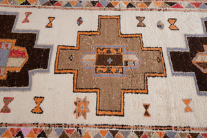 4x13 Old & Vintage Turkish Area Runner Rug