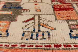4x11 Old & Vintage Turkish Area Runner Rug