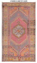 4x7 Old & Vintage Turkish Area Rug