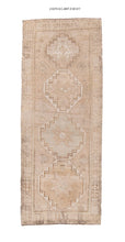 4x11 Old & Vintage Turkish Area Runner Rug