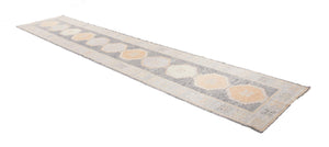 3x15 Modern Oushak Area Runner Rug