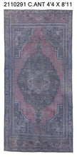4x9 Old & Vintage Turkish Area Rug