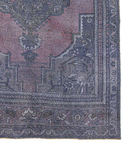 4x9 Old & Vintage Turkish Area Rug