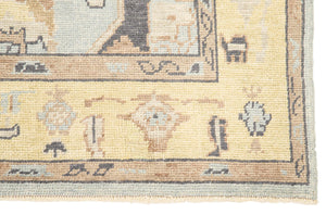 7x12 Modern Oushak Area Rug