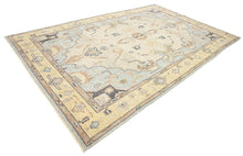 7x12 Modern Oushak Area Rug