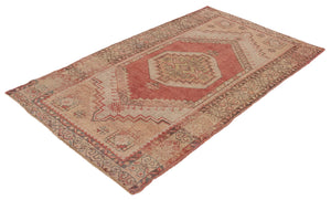 4x6 Old & Vintage Turkish Area Rug