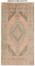 4x8 Old & Vintage Turkish Area Rug