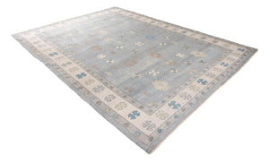 9x12 Modern Oushak Area Rug