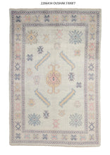 6x9 Modern Oushak Area Rug