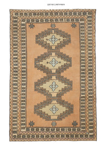 4x7 Old & Vintage Turkish Area Rug