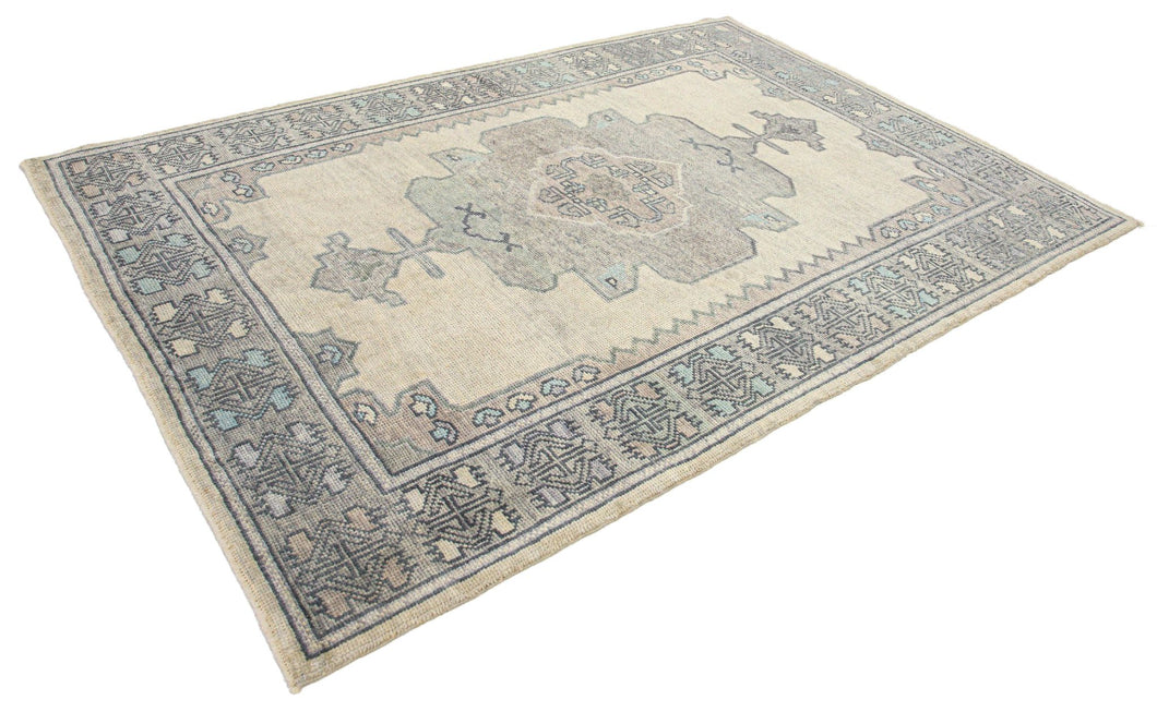 5x7 Modern Oushak Area Rug