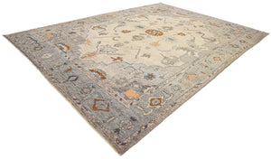 11x15 Modern Oushak Area Rug