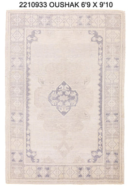 4x10 Modern Oushak Area Ruunner Rug