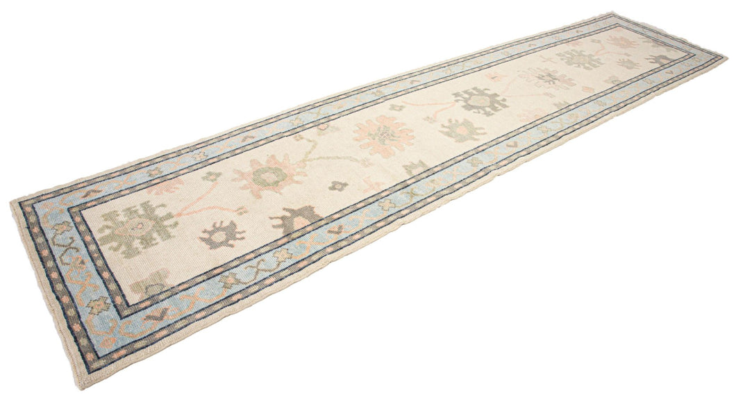 3x13 Modern Oushak Area Runner Rug