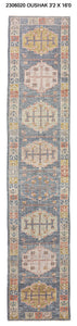 3x16 Modern Oushak Area Runner Rug