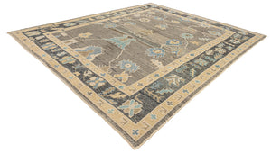 10x12 Modern Oushak Area Rug