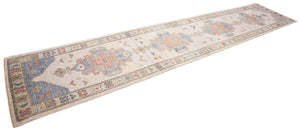 3x15 Modern Oushak Area Runner Rug