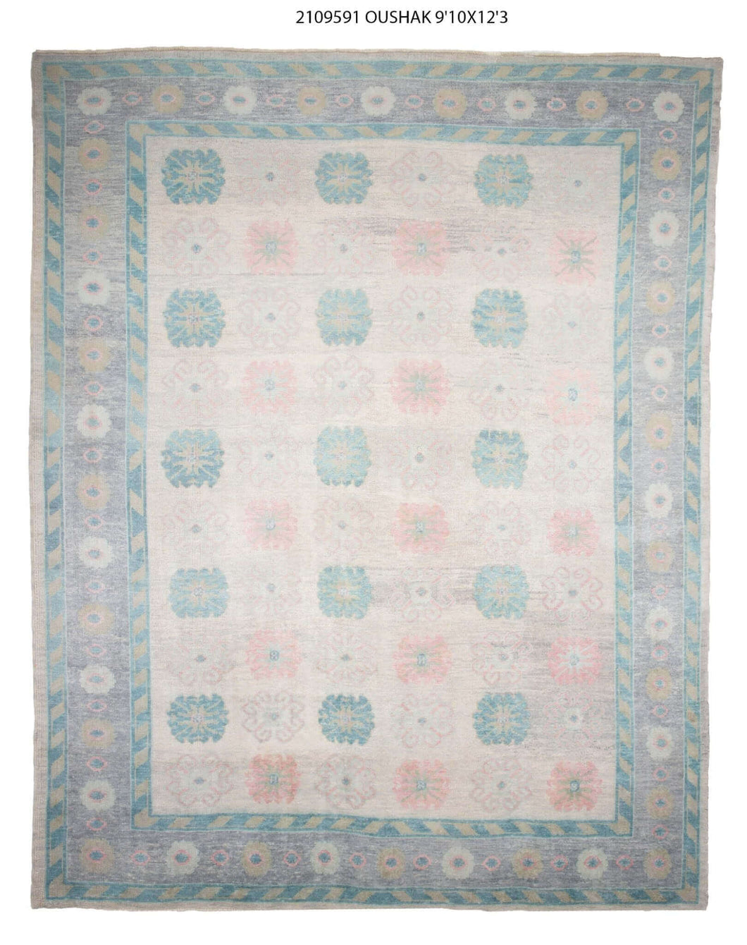 10x12 Modern Oushak Area Rug