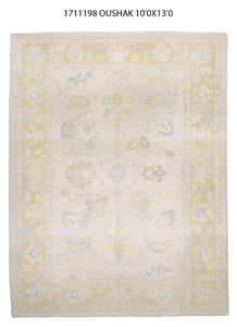 10x13 Colorful Modern Oushak Area Rug-turkish_rugs-oriental_rugs-kilim_rugs-oushak_rugs