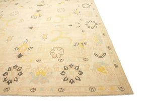 10x14 Light Brown Oushak Area Rug-turkish_rugs-oriental_rugs-kilim_rugs-oushak_rugs