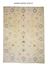 10x14 Light Brown Oushak Area Rug-turkish_rugs-oriental_rugs-kilim_rugs-oushak_rugs