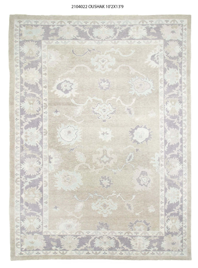 10x14 Modern Oushak Area Rug