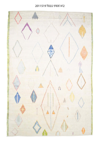 10x14 Modern Tulu Area Rug