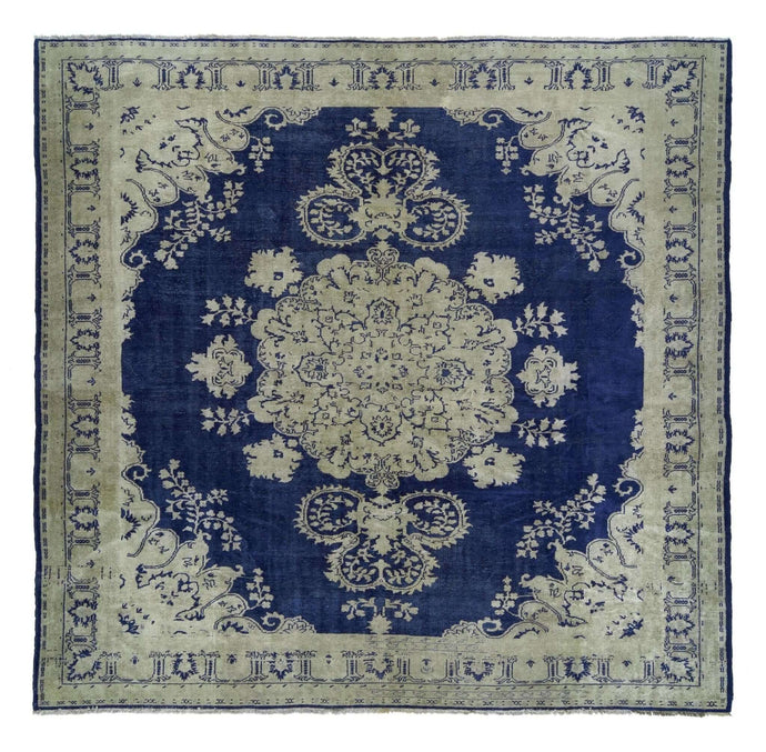 11x11 Beige Vintage Turkish Area Rug-turkish_rugs-oriental_rugs-kilim_rugs-oushak_rugs